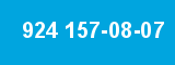 924 157-08-07 924 157-08-07
